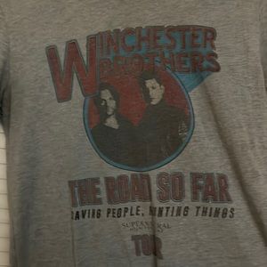 Supernatural Themed Winchester Brothers Tour Shirt
